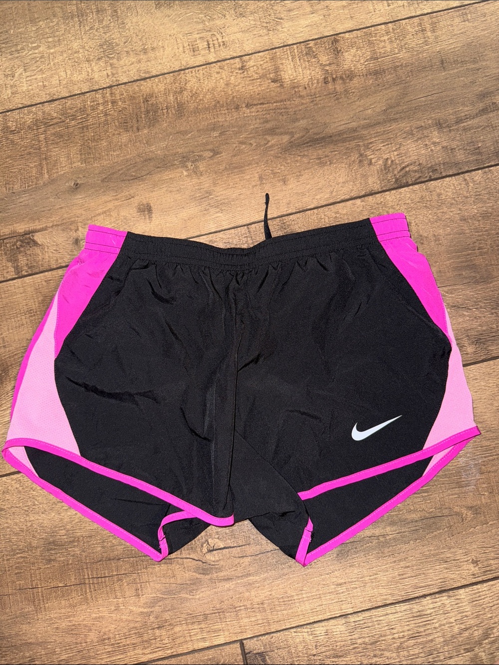 Nike Women’s Black & Hot Pink Athletic Shorts